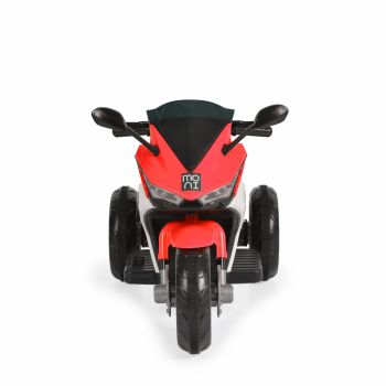 Motocicleta electrica cu 3 roti MP3USB acumulator si lumini LED Hurricane Red