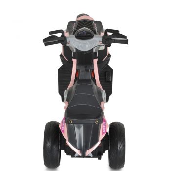 Motocicleta electrica cu lumini MP3 si USB Pink