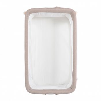 Patut Co-sleeper cu cos pentru accesorii si plasa Kalinihta Premium Beige