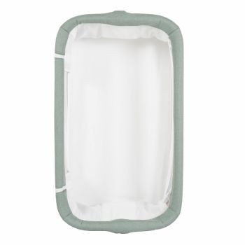 Patut Co-Sleeper cu cos si plasa 90x53 cm Adoro Green