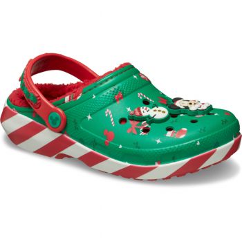 Saboti Crocs Classic Mickey Xmas Lined Clog Multicolor - Multi