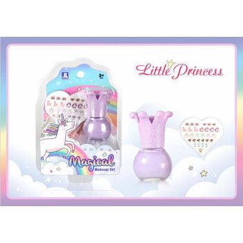 Set Manichiura Little Princess cu Oja si Abtibilduri