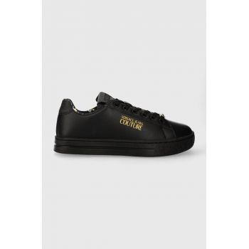 Versace Jeans Couture sneakers Court 88 culoarea negru, 76VA3SKL ZPA48 899