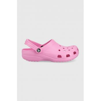 Crocs papuci culoarea roz