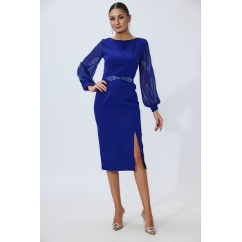 Rochie de ocazie Shanna Albastra