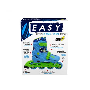 Role reglabile Easy bleu 35-38 Mandelli