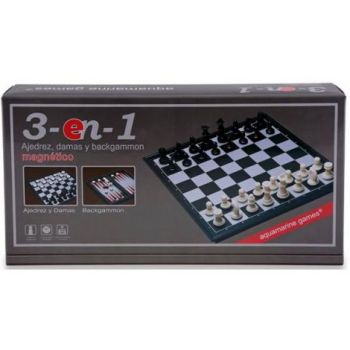 Magnetic chess checkers backgammon