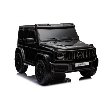 Masinuta electrica cu echipare Premium si licenta Mercedes G63 XXL 4x4 cu sunete si lumini Black