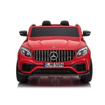 Masinuta electrica cu echipare Premium si telecomanda roti EVA Mercedes GLC 63S QLS Red