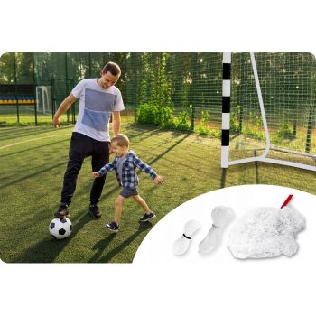 Plasa pentru poarta de fotbal 300 x 200 x 120 cm Neo-Sport