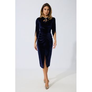 Rochie de ocazie Medana Bleumarin