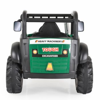 Tractor electric 12V cu telecomanda Harvest green