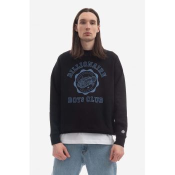 Billionaire Boys Club hanorac de bumbac bărbați, culoarea negru, cu imprimeu B22423-BLACK