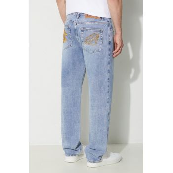 Billionaire Boys Club jeans Diamond & Dollar Embroidered Denim bărbați B24152