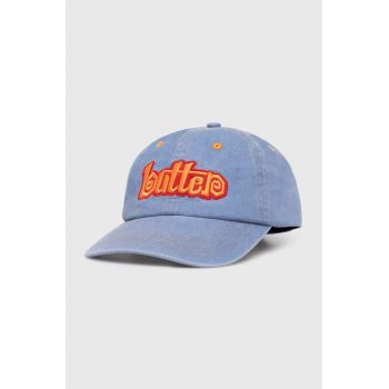 Butter Goods șapcă de baseball din bumbac Swirl 6 Panel Cap cu imprimeu, BGQ1247301