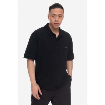 Neil Barett tricou polo bărbați, culoarea negru, cu imprimeu PBJT143.U500-3158