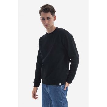 Norse Projects hanorac de bumbac Vagn Classic Crew bărbați, culoarea negru, uni N20.1275.9999-9999