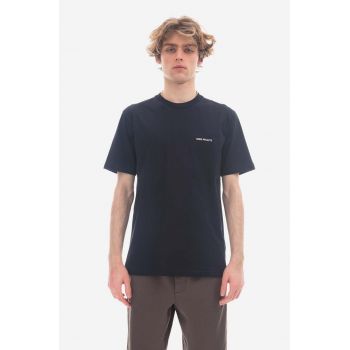 Norse Projects tricou din bumbac culoarea bleumarin, uni N01.0606.7004-7004