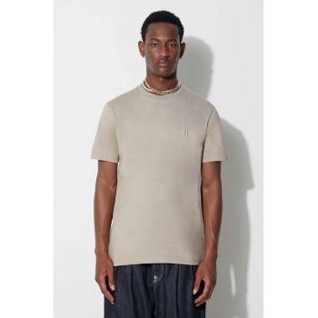 Norse Projects tricou din bumbac Johannes Organic N Logo T-shirt culoarea bej, uni N01.0643.0909