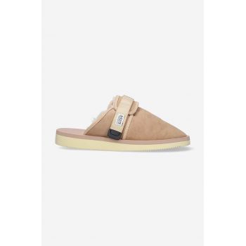 Suicoke papuci ZAVO-M2AB bărbați, culoarea bej ZAVO.M2AB-BEIGE