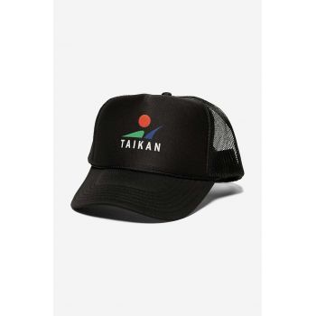 Taikan șapcă Trucker Cap culoarea negru, cu imprimeu TA0004.BLK-BLK