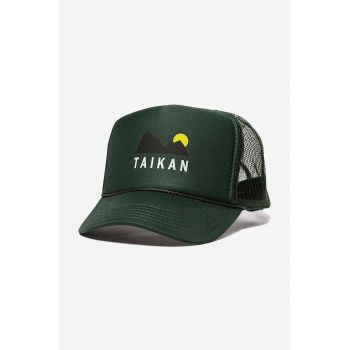 Taikan șapcă Trucker Cap culoarea verde, cu imprimeu TA0004.FGN-FGN