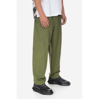 Taikan pantaloni Chiller Pant bărbați, culoarea verde, drept TP0007.OLVTWL