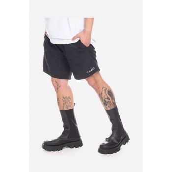 Taikan pantaloni scurți Nylon Shorts bărbați, culoarea negru TS0001.BLK-BLK