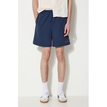 thisisneverthat pantaloni scurti Jogging Short - UPDATED barbati, culoarea albastru marin, TN241WSONS04