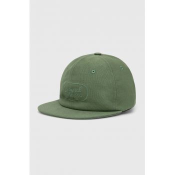 Universal Works șapcă de baseball din bumbac Baseball Hat culoarea verde, cu imprimeu, 30811.BIRCH