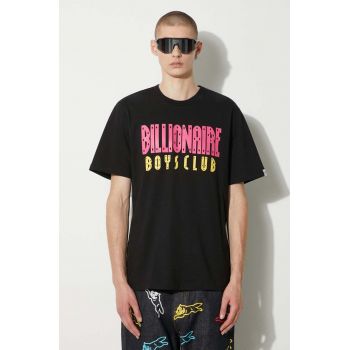 Billionaire Boys Club tricou din bumbac Straight Logo barbati, culoarea negru, cu imprimeu, B24243