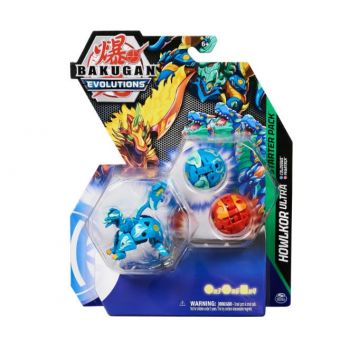 Figurina Bakugan Evolutions - Starter Pack, Howlkor Ultra, Colossus si Pegatrix