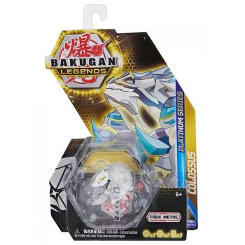 Figurina Bakugan Legends Platinum Series - Colossus, Transparent, 10 cm, 6 ani+