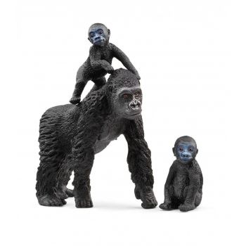 Figurina schleich, Gorilla Family, 19 x 13 x 4 cm