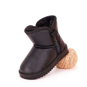 Ghete Copii Tip UGG Negre Grains