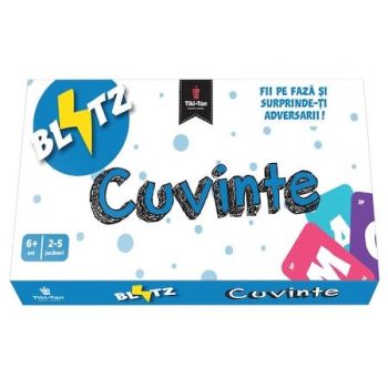 Joc educativ pentru copii Blitz Cuvinte, 2-5 jucatori, 6 ani+