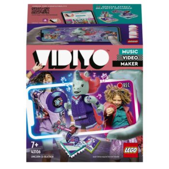 LEGO VIDIYO - Unicorn DJ BeatBox 43106, 84 piese