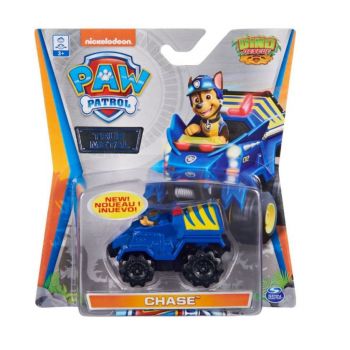 Masinuta Paw Patrol Dino Rescue, Chase, Albastru, 10 cm