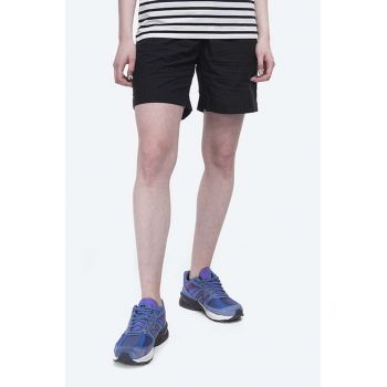 Norse Projects pantaloni scurți din bumbac Sophia Light culoarea negru, uni, high waist NW35.0036.9999-9999