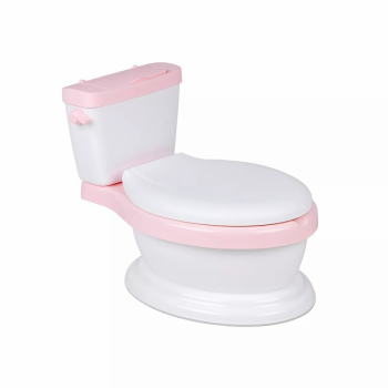 Olita educationala Little Mom cu reductor moale Simulation Potty Pink