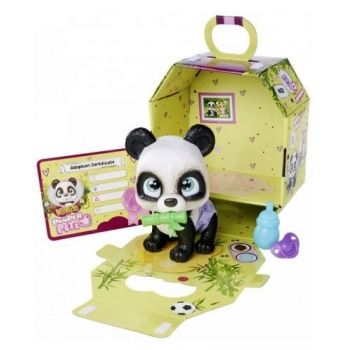 Panda PAMPER PATZ, Simba, jucarie interactiva, functie de baut, schimbare de culoare, 15x18x22cm