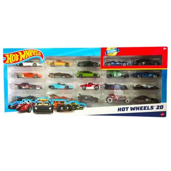 Set 20 masinute Hot Wheels, Multicolor