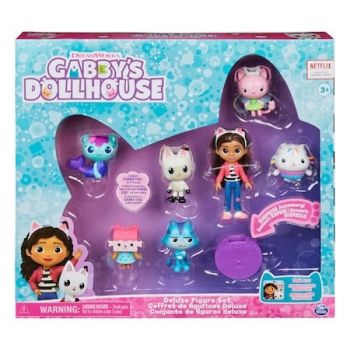 Set 8 figurine interactive Spin Master, Gabby's Dollhouse de luxe, 7 cm