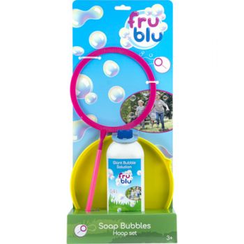 Set baloane de sapun Fru Blu - Hoop set, cu solutie baloane 400 ml