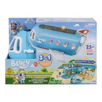 Set de joaca Bluey - 3 in 1 Transforming Plane Playset