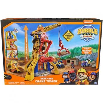 Set de joaca Paw Patrol - Rubble Crew Tower, Turnul de macara