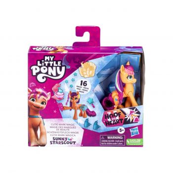 Set figurina My Little Pony Cutie Mark Magic, Sunny Starscout, 8 cm