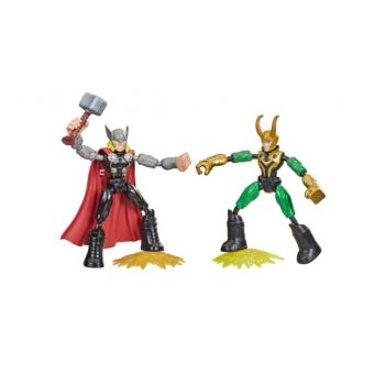 Set figurine Avengers, Bend and Flex - Thor vs Loki