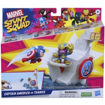 Set Hasbro Marvel: Echipa de cascadori, Mini set de joc Captain America vs Thanos