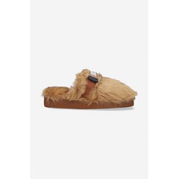 Suicoke papuci ZAVO-2EU BLACK femei, culoarea maro ZAVO.2EU-BROWN